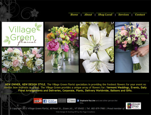 VG Florist Website