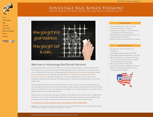 Advantage Bail Bonds Website