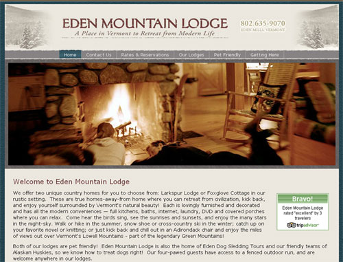 Eden Mountain Lodge Site