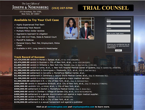 Trial Counsel Legal Website