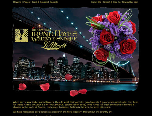 Irene Hayes Florist Website